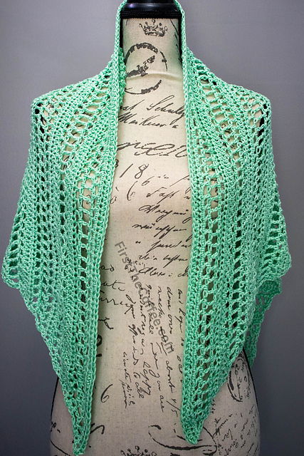 Summer Mint Shawl