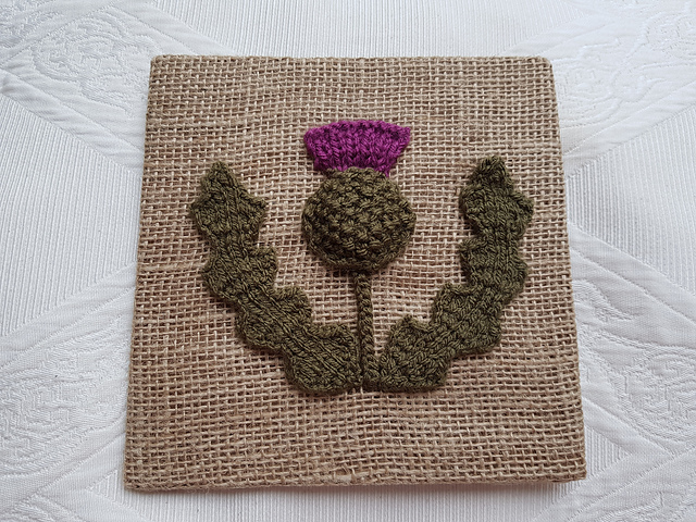 Knitted Thistle
