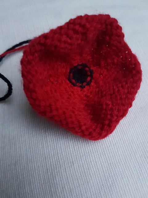 Quick Knitted Poppy