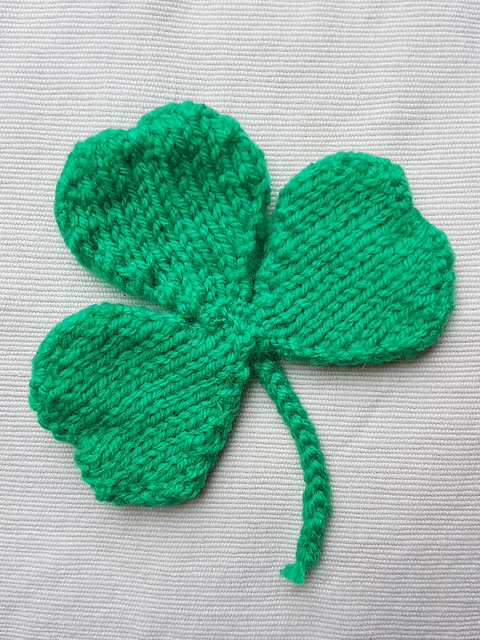 Knitted Shamrock