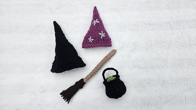 Knitted Witch Accessories