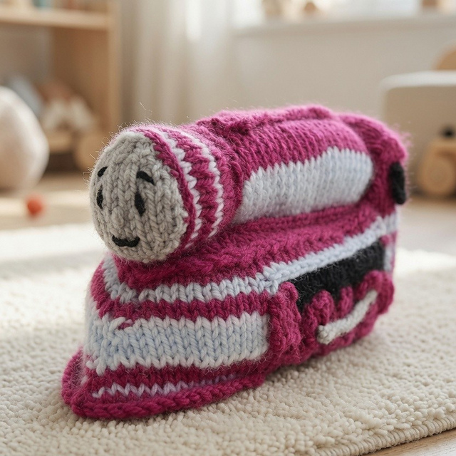 Knitted Train