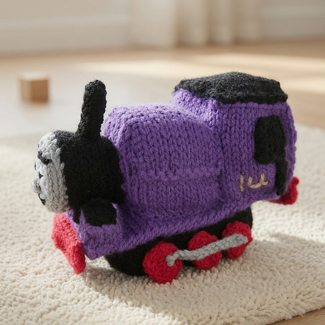 Knitted Steam Train