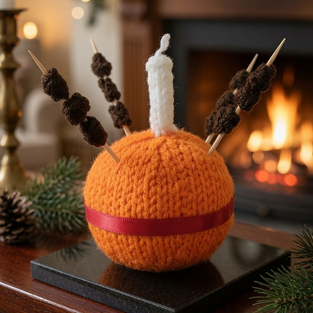 Knitted Christingle