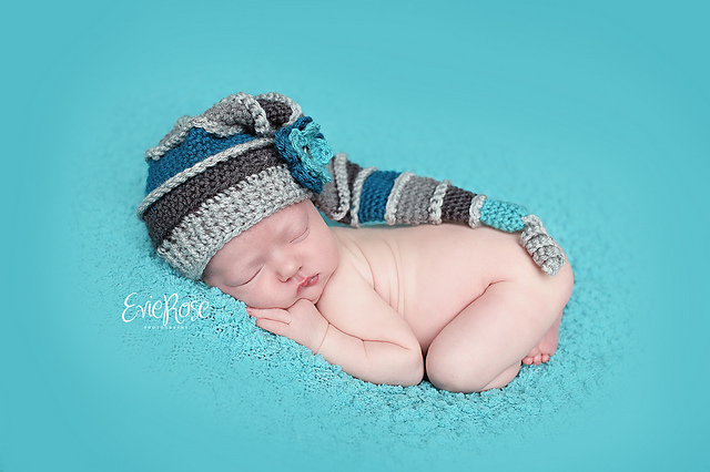 Striped Elf Hat