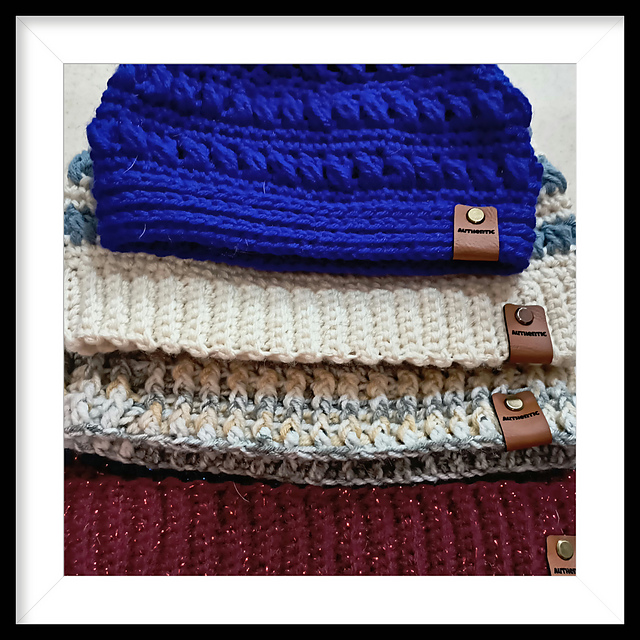 Puffy Cross Beanie