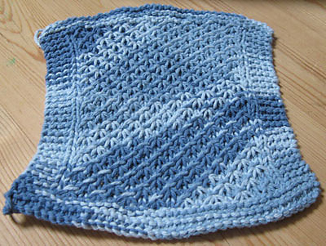 Stars dishcloth