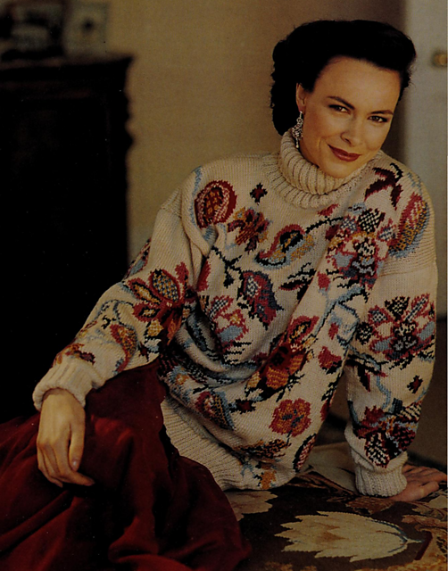 Jacobean tapestry sweater
