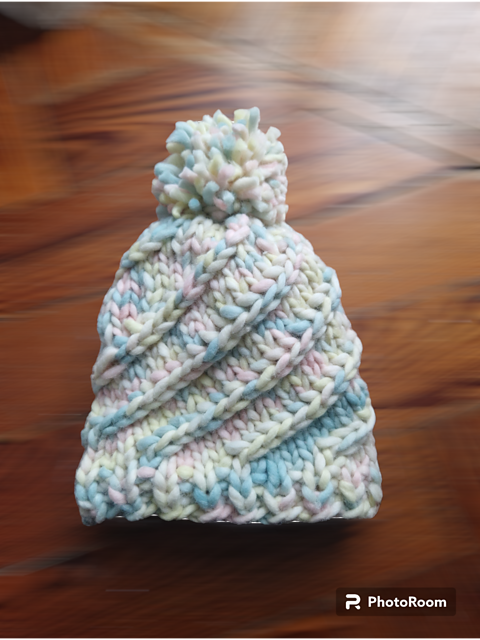 Diagonal Stitch Beanie