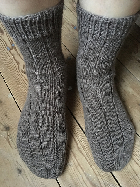 Oma's Socks for Dad with a Hint of Me