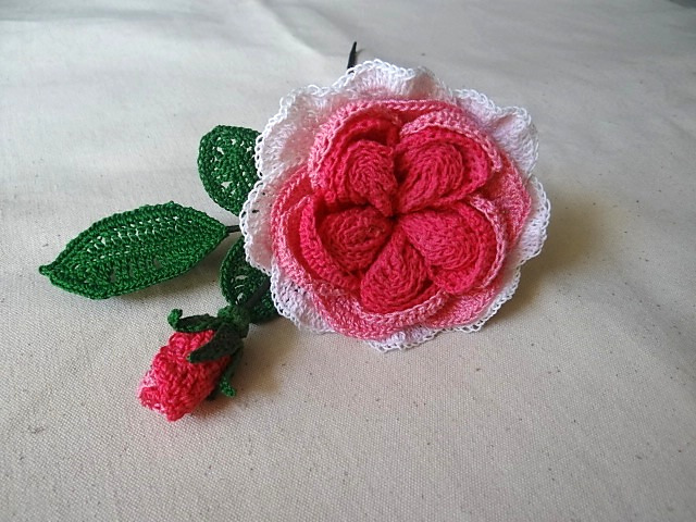 Ravelry: David Austin English Rose pattern by Leticia Lebron