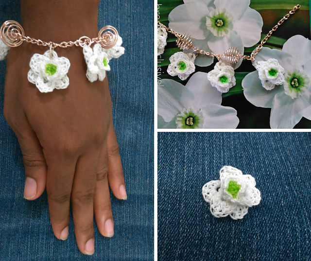 Green Eyes Daffodil Bracelet
