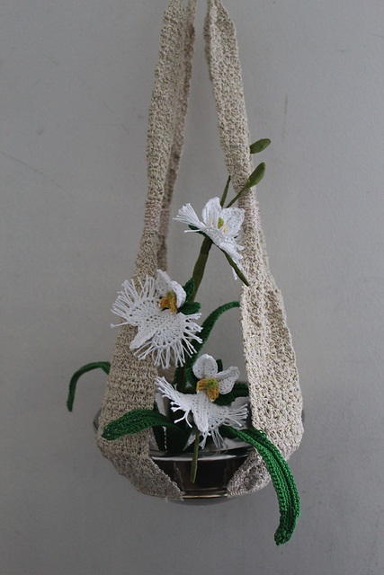 Egret Orchid Planter CAL
