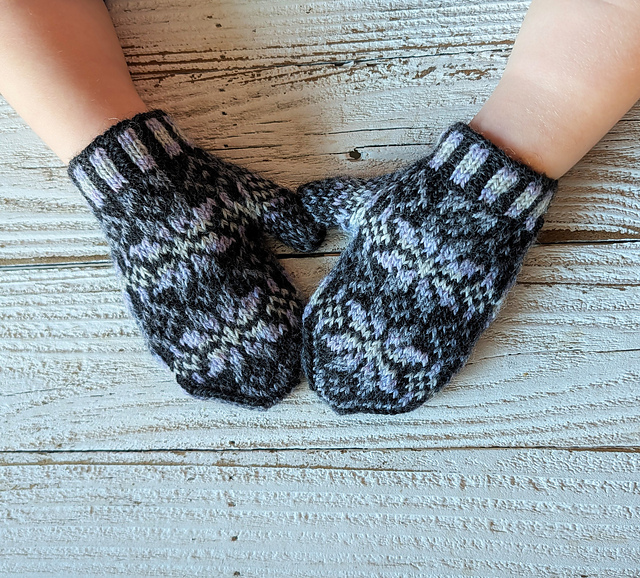 Children's Fair Isle Mittens