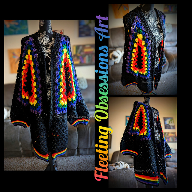 Ravelry: The Sweet Hexagon Cardigan pattern by Fleeting Obsessions Art