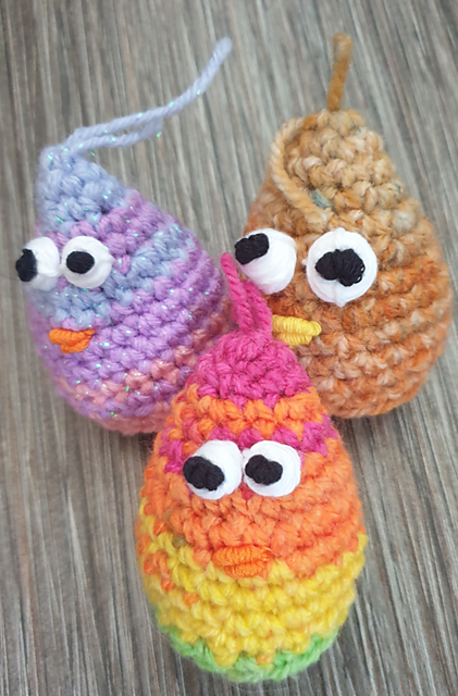 Easter Chick with Googly Eyes