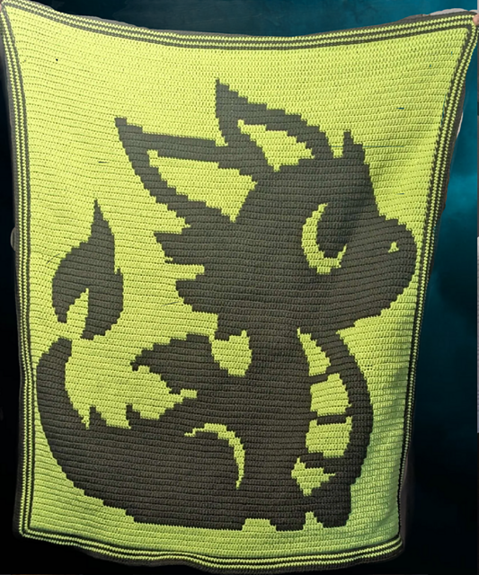 Tiny Flame Baby Blanket