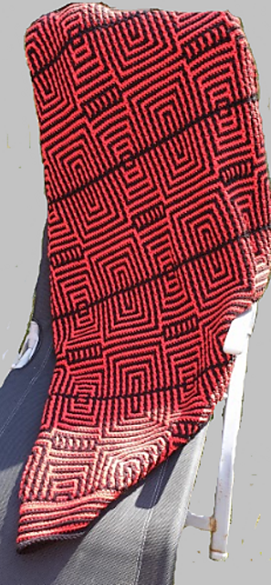 Ryan's Mosaic  Crochet Blanket