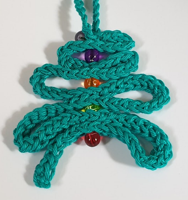 Crocheted Christmas Tree Ornament