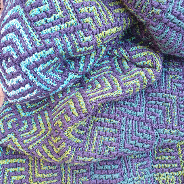Mosaic Pinwheel Shawl