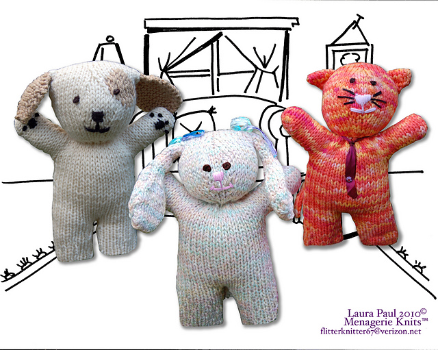 Menagerie Knits: Puppy & Kitty