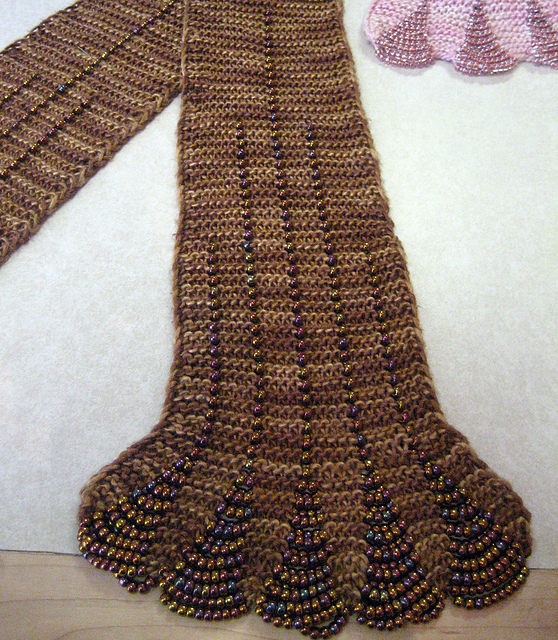 Deco Beaded Scarf