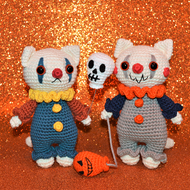 Giggles the Creepy Clown Cat