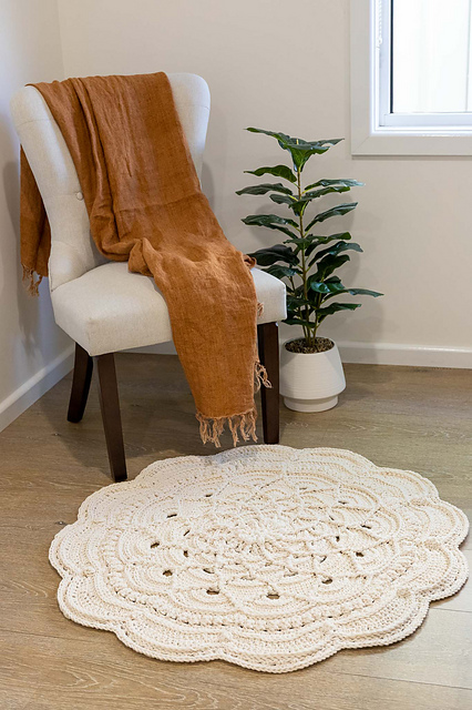 Ravelry: Bloom Floor Rug pattern by Andrea Harding