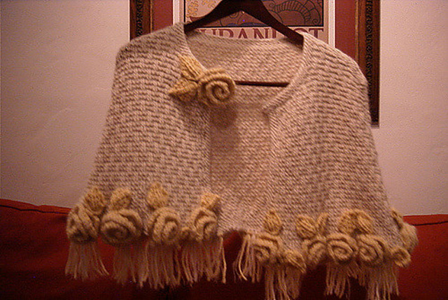 American Beauty Rose Capelet
