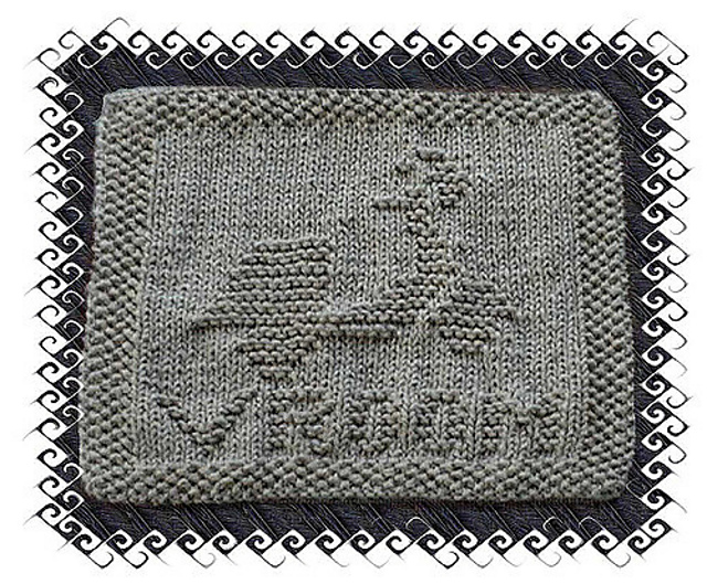 Vroom Scooter Dishcloth