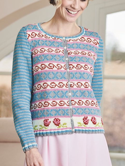 Rose Fairisle Cardigan