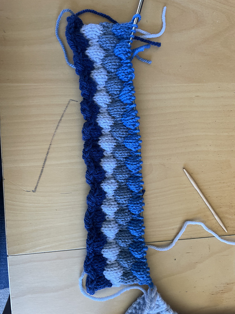 Cammie's Crash Course Blanket (Knit)
