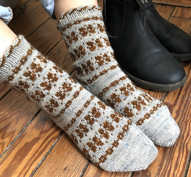 October Faire Socks