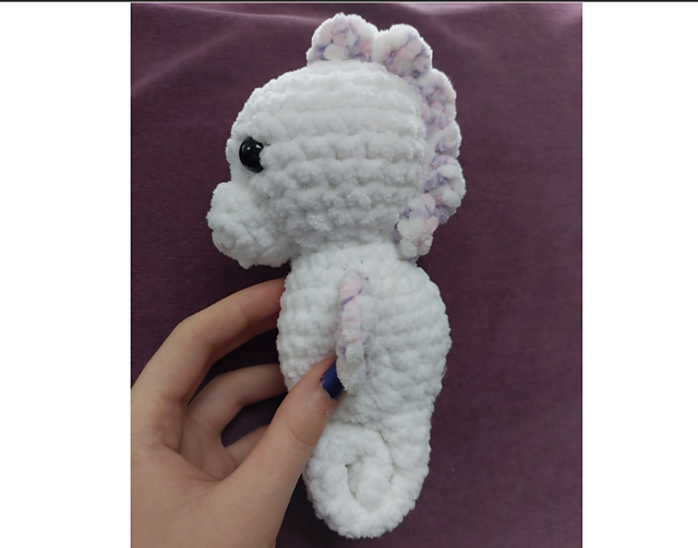 Fluffy seahorse