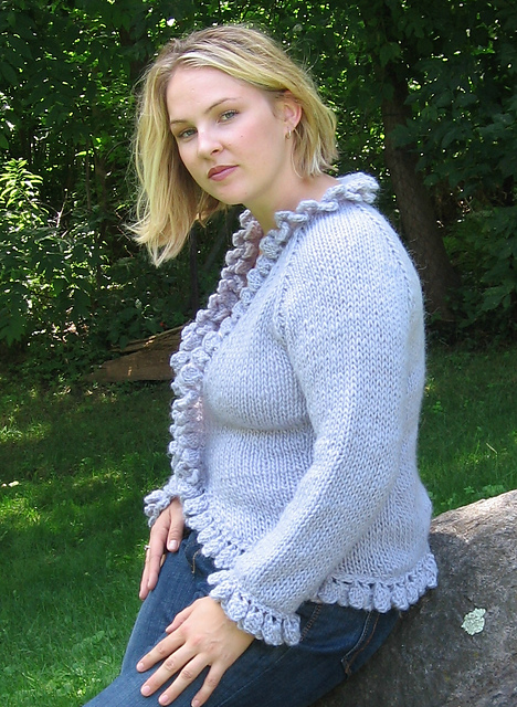 Flounced edge jacket 501
