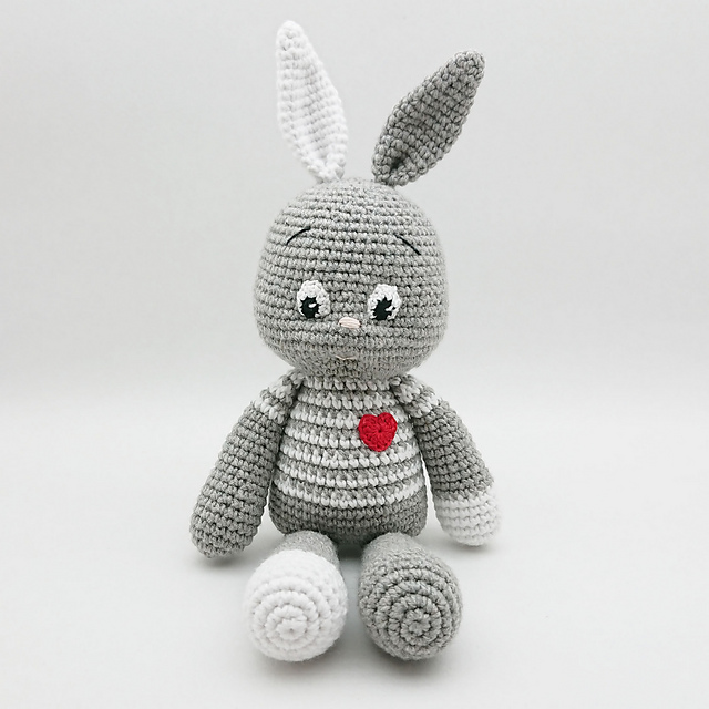 Ravelry: Crochet Striped Bunny pattern by For Didi