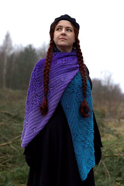 Śnieżnica (Snow demon) scarf