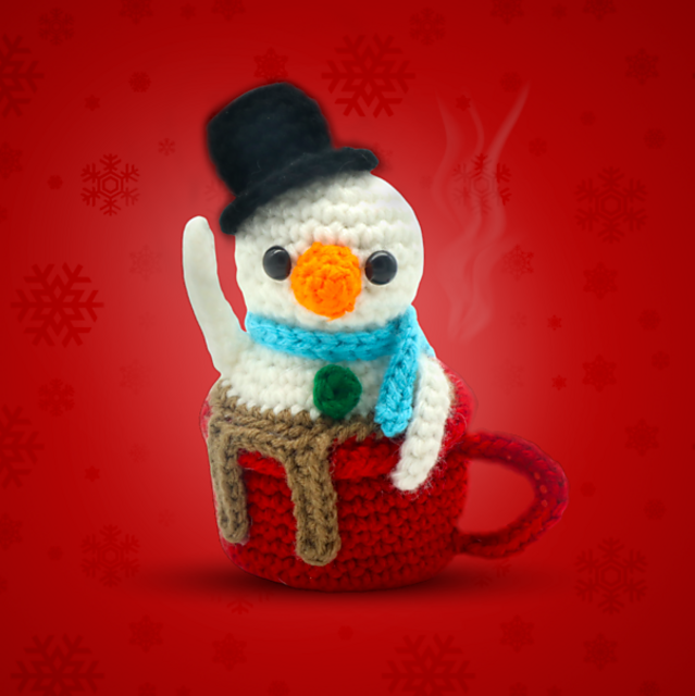 Snowman in Hot CoCoa