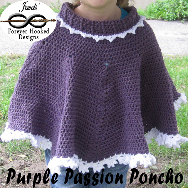 Purple Passion Poncho