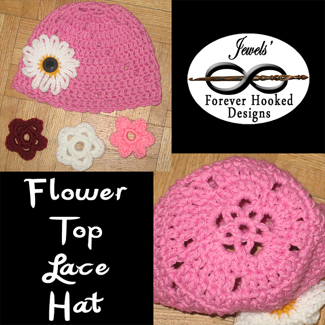 Flower Top Lace Hat