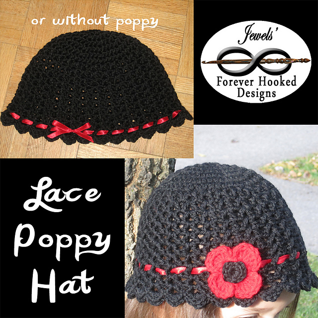 Lacy Poppy Hat
