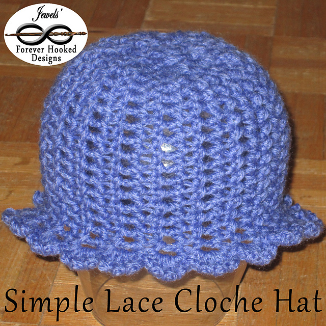 Simple Lace Cloche Hat