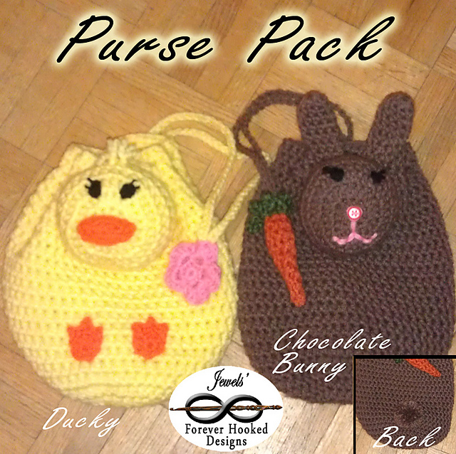Chocolate  Bunny & Ducky Purse Pack