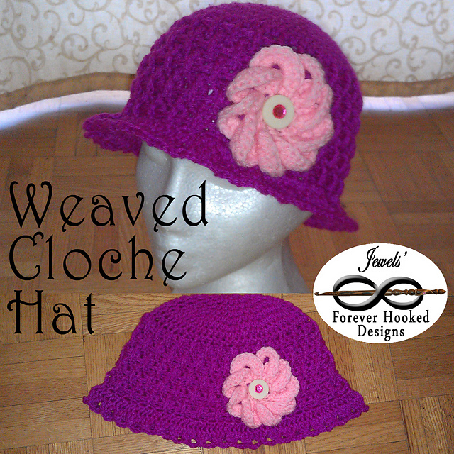 Weaved Cloche Hat