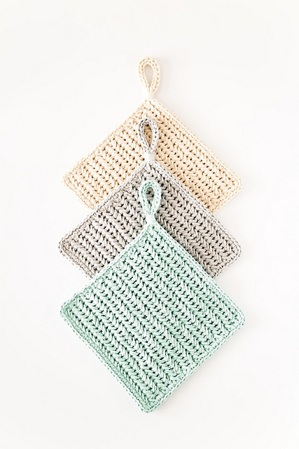 Tassa Chevron Pot Holders