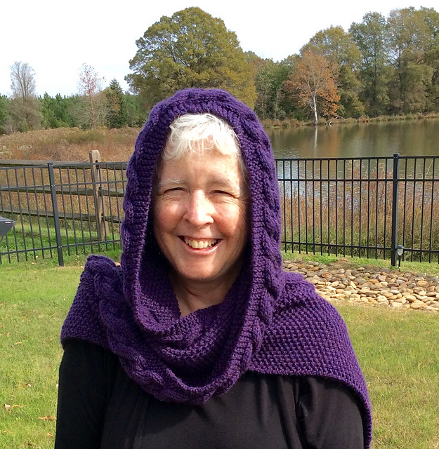 Heather's Hooded Scarf