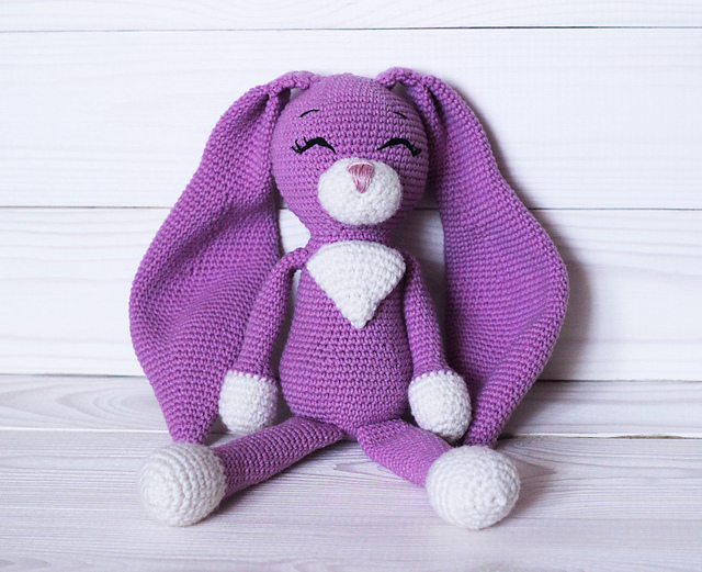 Lily, the purple rabbit
