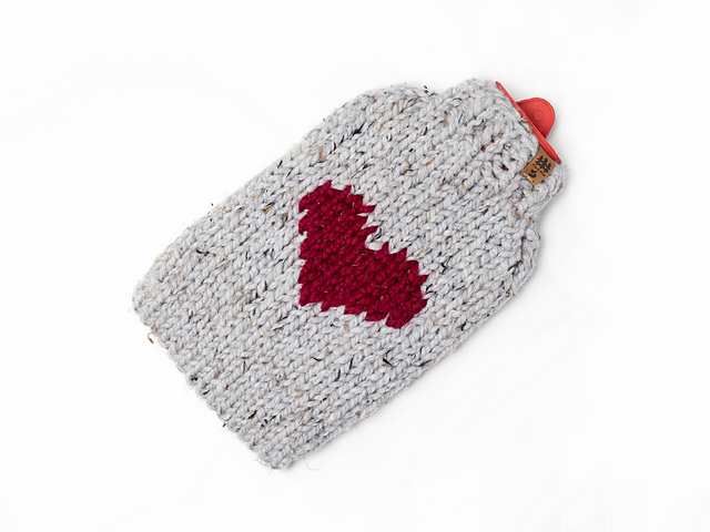 Hot Water Bottle Cover Heart
