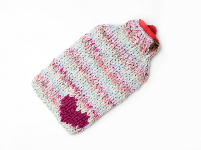 Hot Water Bottle Cover Mini Heart