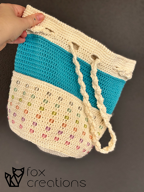 Beaded Beach Bag